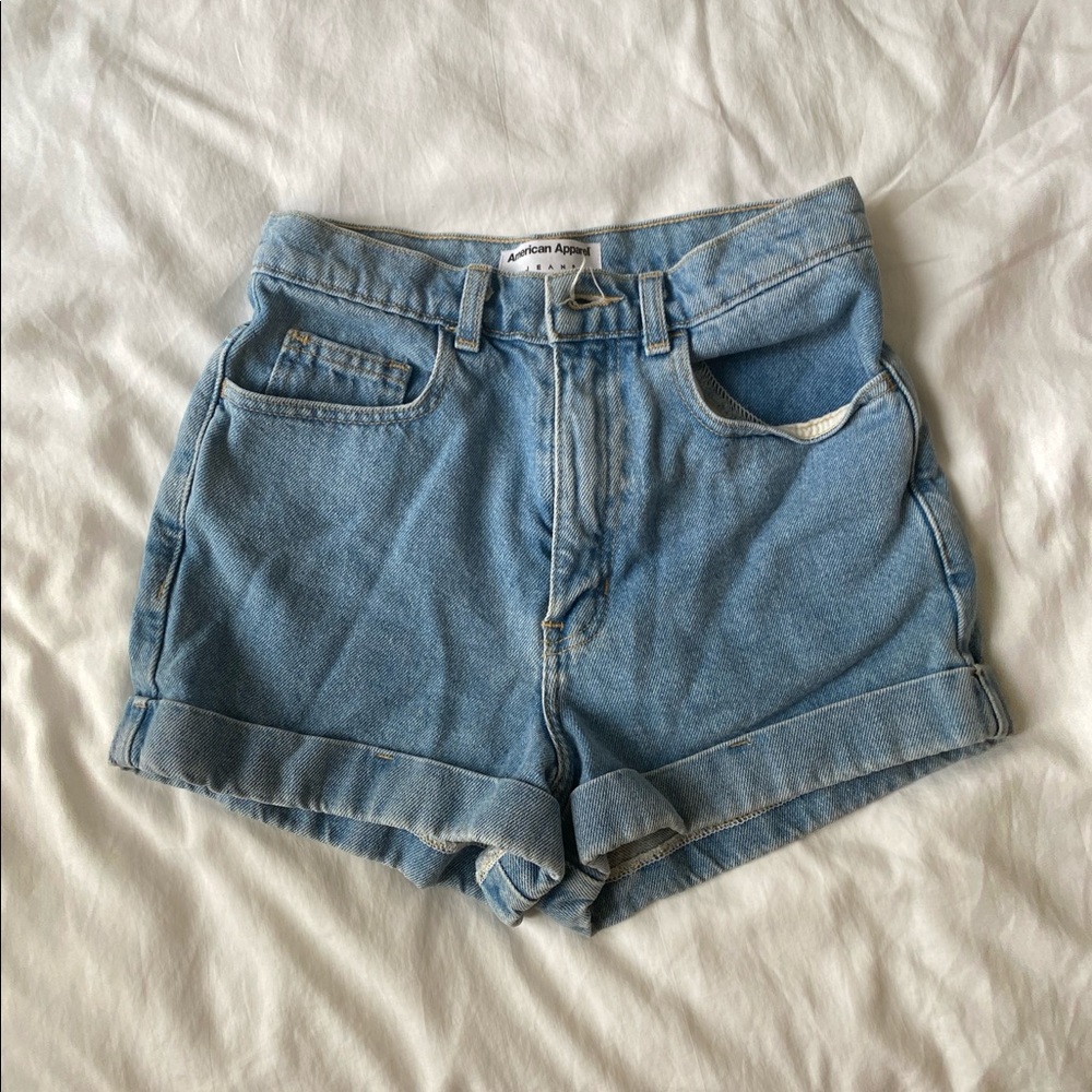 American Apparel Jean Shorts
